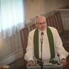 Bilden från Bo-Göran Åstrands avskedspredikan i Jakobstad, där han verkat som kyrkoherde.