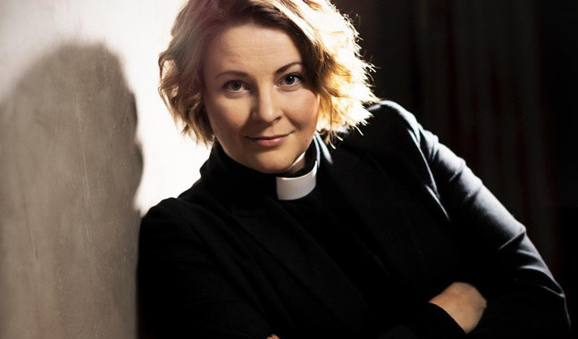 Mia Anderssén-Löf är kyrkoherde i Nykarleby församling.