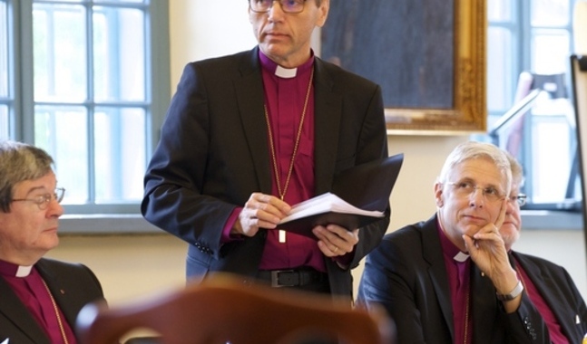 Biskop Björn Vikström står värd för höstens biskopsmöte.
