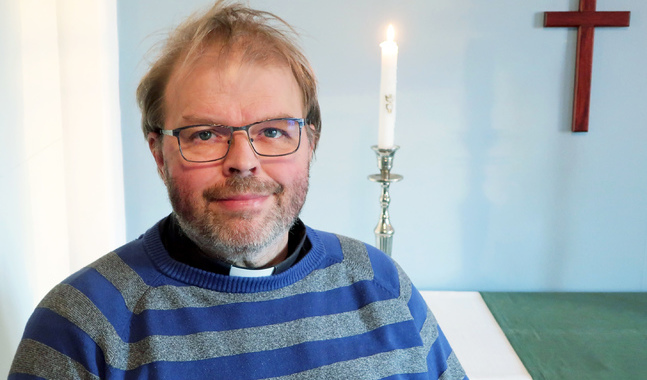 Mats Björklund är kyrkoherde i Solfs församling.