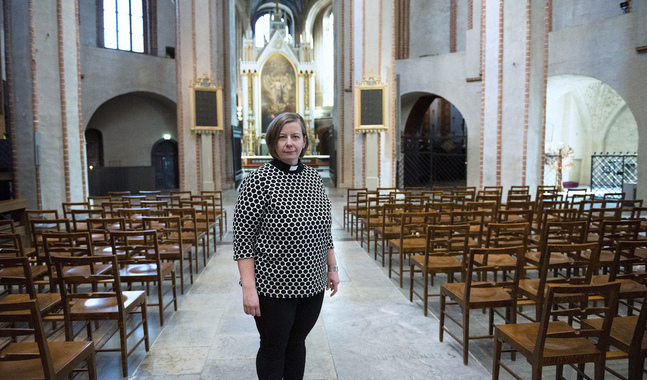 I oktober kulminerar Åbo svenska församlings 100-årsfirande i en festgudstjänst i domkyrkan, berättar kyrkoherde Mia Bäck.