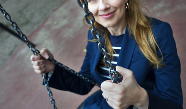 Joanna Nylund konfirmerade sig i vuxen ålder. (Foto: Christa Mickelsson)