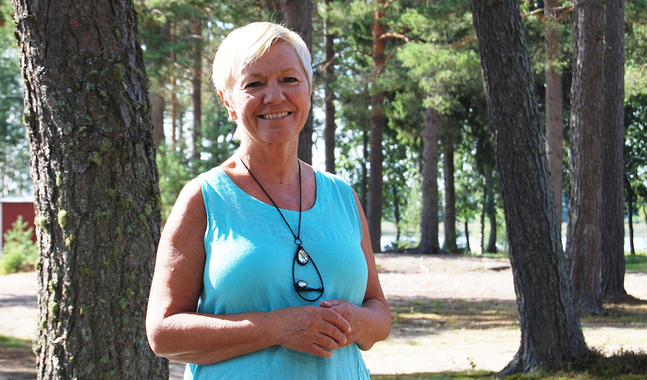 Rigmor Holst har rest runt i hela Norden i sin tjänst som evangelist. Senare i höst kommer hon att besöka Finland igen i samband med kvinnoweekenden på Pörkenäs. FOTO: Johanna Granlund