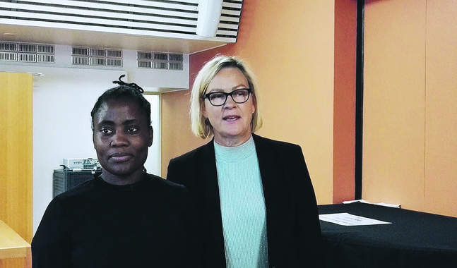 Itohan okundaye från Nigeria var människohandelsoffer i Italien i sex år. Tillammans med Eva Biaudet pratade hon om människohandel under Blomma-konferensen i september i Helsingfors.&nbsp;

