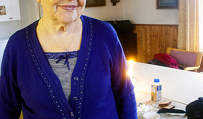 Gunvor Österlund är en av eldsjälarna i den karismatiska friförsamlingen Betel i Karis. (foto: Christa Mickelsson)