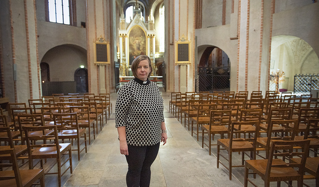 Mia Bäck är kyrkoherde i Åbo svenska församling.