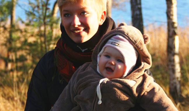 Johanna Ojantakanens och Ingrid Anderséns relation har varit stark ända sedan Ingrid var bebis.