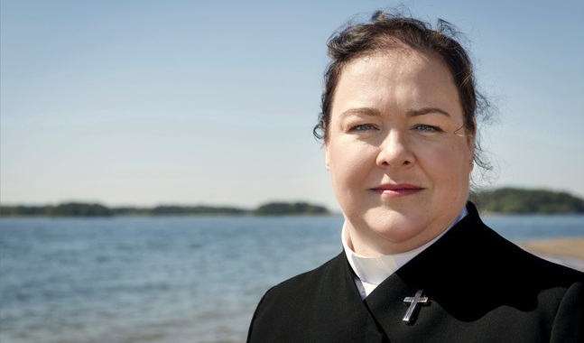 Janette Lagerroos är kaplan i Houtskärs
kapellförsamling.