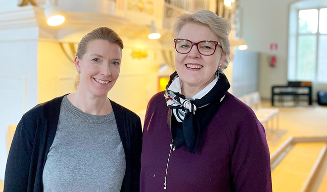 Kyrkomusikerna Erica Nygård och Ann-Christine Nordqvist-Källström anser att motivationen ökar om man har möjlighet att påverka sina arbetsuppgifter.