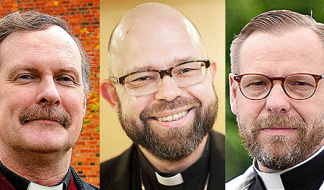 Peter Blumenthal, Karl af Hällström och Fred Wilén har sökt tjänsten som kaplan i Kyrkslätt.
