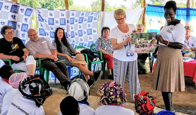 Nina Andrén deltog i en resa till Uganda Hösten 2019.