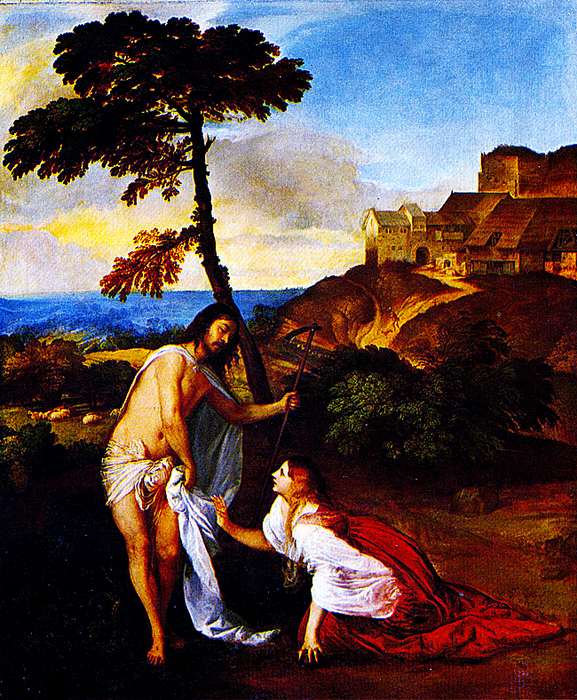 Maria från Magdala möter Jesus (Tizian)