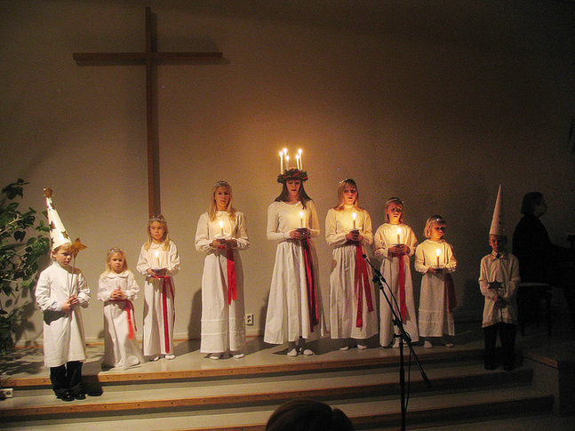 Julen är en kristen högtid som hör hemma i den finländska kulturen, heter det i direktiven till undervisningsstyrelsen. (foto: May Wikström/KP-arkivbild)