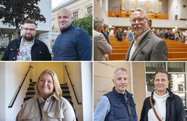 Bröderna Herman och Andre Mård, Ray Baker, Hanna Saarijärvi samt Daniel och Carolina Djupsjöbacka var några av de som deltog i Kyrkhelg Nord i år.