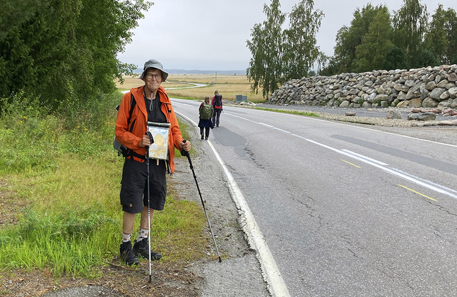 Söderfjärden var en av upplevelserna längs St Olav Ostrobothnia för Eero Vuorio och hans medvandrare. FOTO: PRIVAT