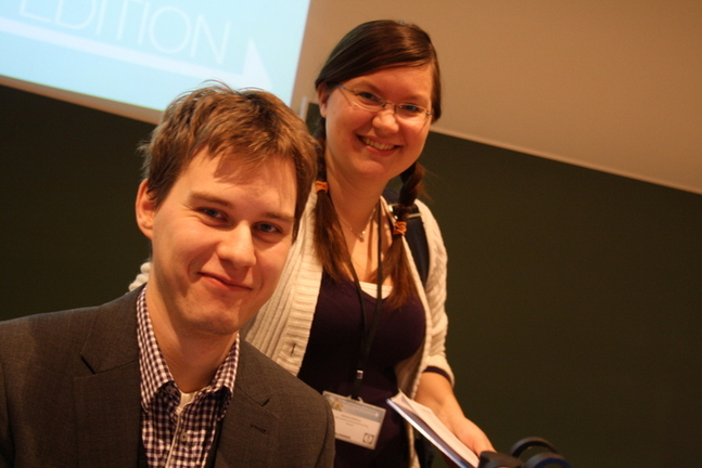 Linus och Rebecka Stråhlman ska som ordförande och sekreterare lotsa UK 2012 genom tuffa förhandlingar.