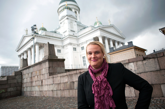 Milla Rautiainen vill ge mera positiv synlighet åt kyrkan i medierna. 