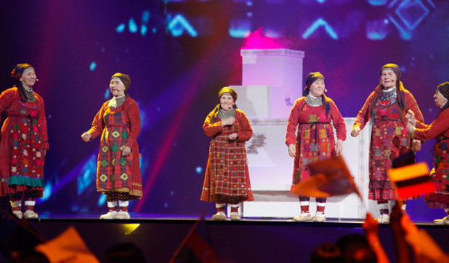 De udmurtiska babusjkorna kom på andra plats i eurovisionsfinalen.