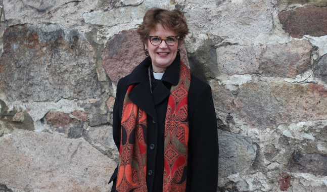 Lisa Enckell är kandidat i biskopsvalet. 