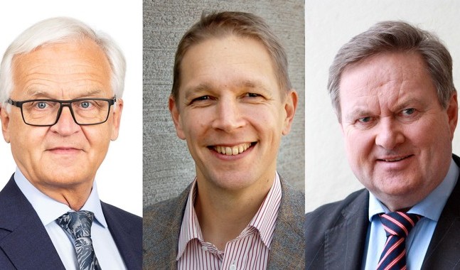 Martti Vähäkangas, Marcus Henricson och Olav S Melin ställer upp för listan "För Kristi kyrka".