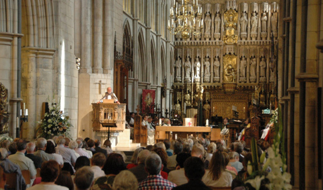 Den nordiska OS-gudstjänsten firades i Southwark cathedral. Gudstjänsten sänds i radio Vega på söndag.