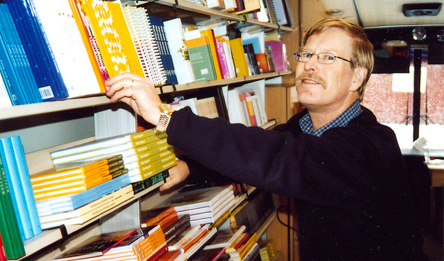 Ben Westerling arbetar för tillfället som försäljare på bokförlaget Fontana Media. (Foto: Kp-arkiv)